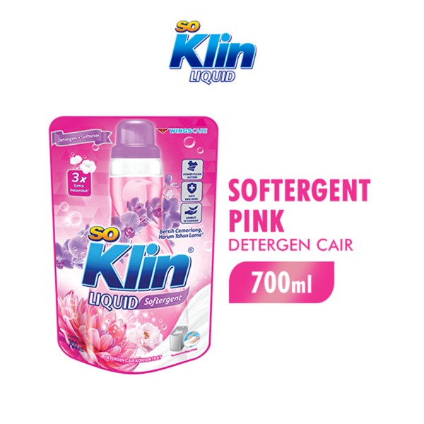 Soklin Liquit Softergen Pink 700ml