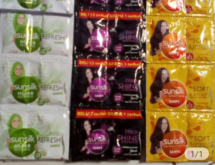 SHAMPO SUNSILK ISI 24 SACHET