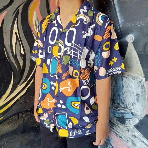 Kemeja Motif fullprint