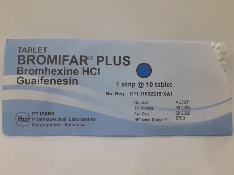 BROMIFAR PLUS TAB 100S