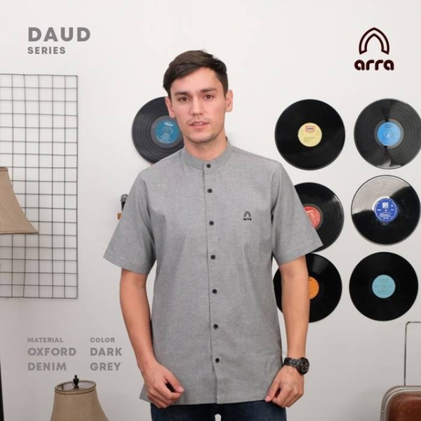 Arra - Baju Koko Daud Koko Daily Dark Grey