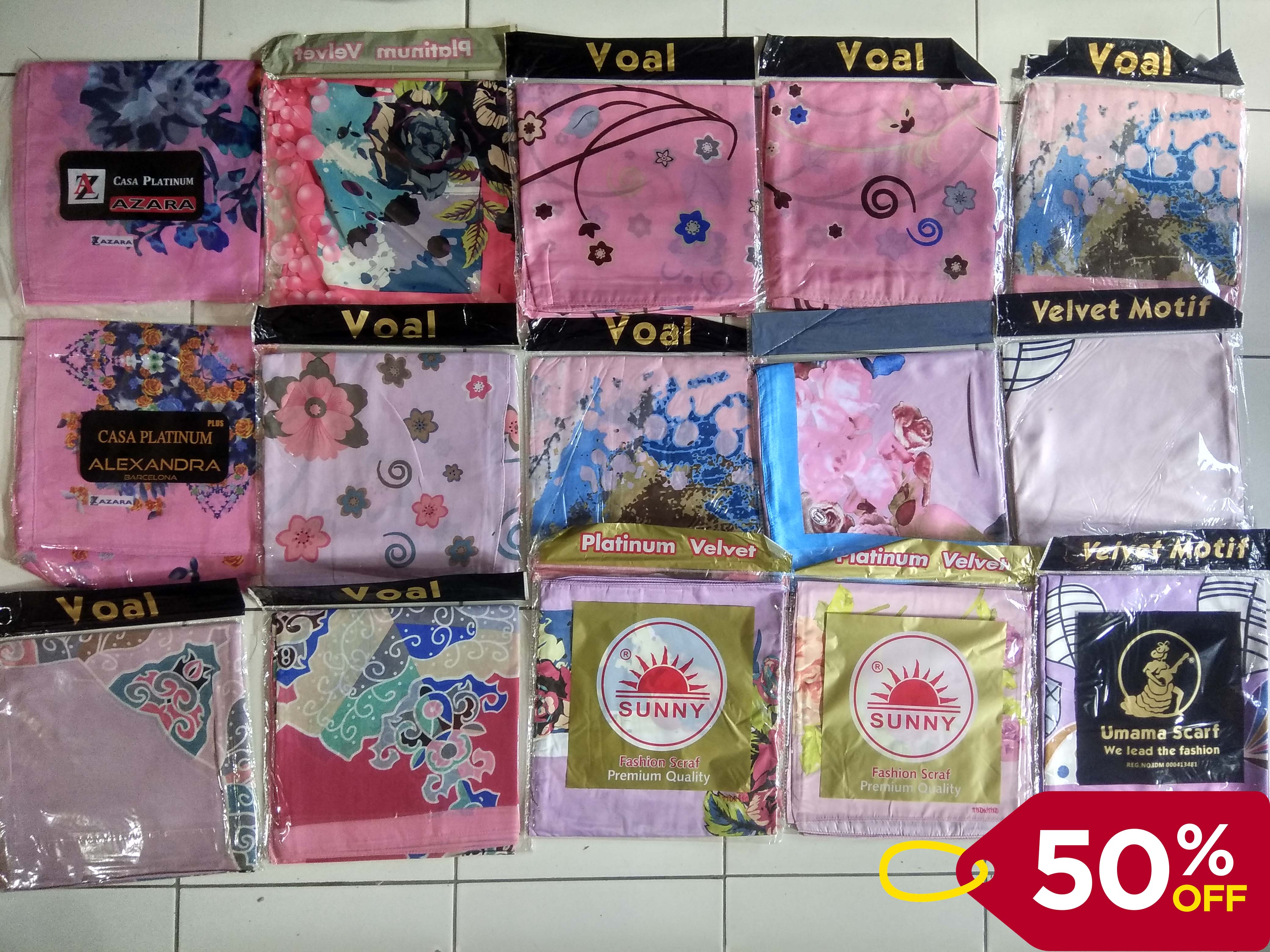 KERUDUNG DISKON MURAH 7(baca deskripsi sebelum pesan)