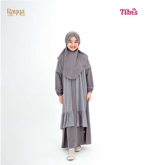 MARWA GAMIS ANAK GREY P5