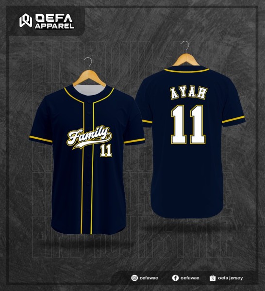 Jersey base ball custom