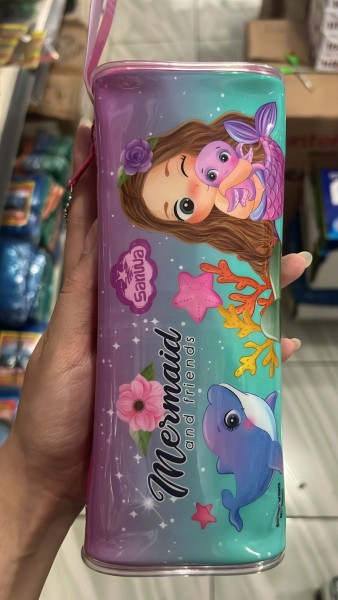 KOTAK PENSIL PLASTIK MERMAID