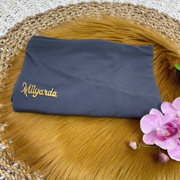 Milyarda Hijab - Bergo Maudy Size XL Allsize abu tua