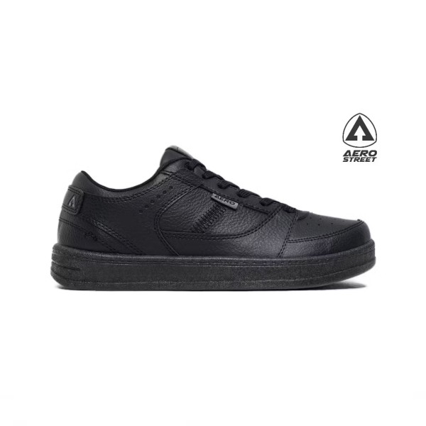 Aerostreet 37-44 Maximo Hitam Hitam Hitam - Sepatu Sneakers Casual