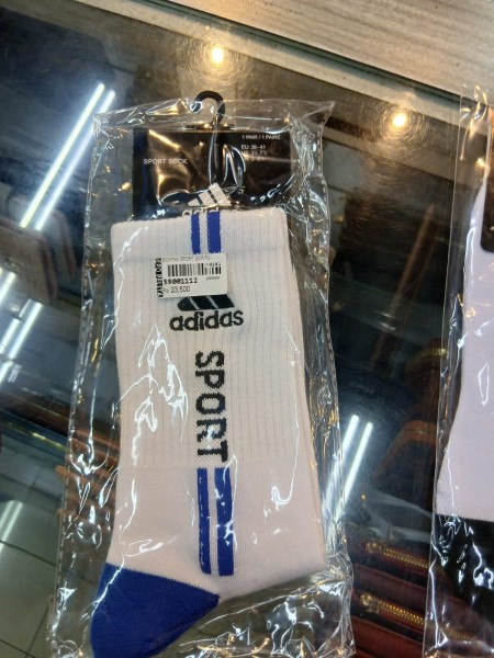 KAOS KAKI SPORT ADIDAS PUTIH