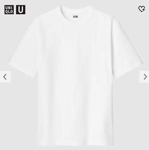 T-Shirt Kerah Bulat Lengan Pendek Uniqlo U