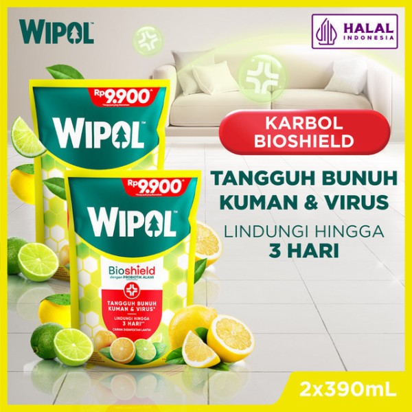 Wipol Bioshiel 390mlx2