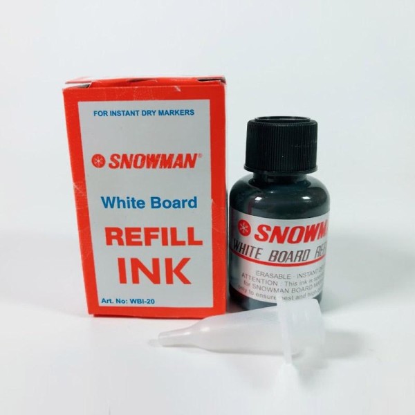 Tinta spidol white board snowman hitam