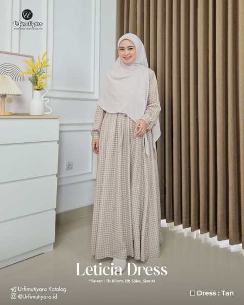 LETICIA DRESS TAN