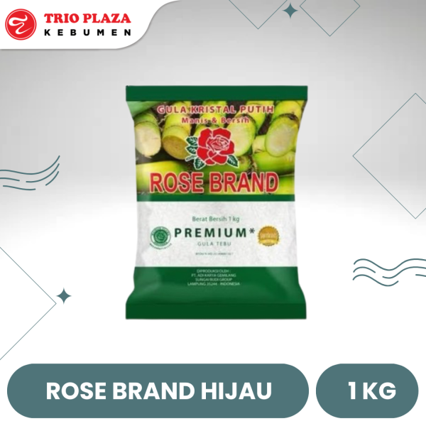 ROSE BRAND GULA PASIR HIJAU 1 KG