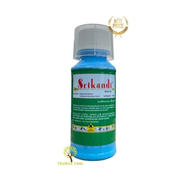 Insektisida SRIKANDI 160/20OD ukuran 100ml-pengendali ulat grayak pada tanaman