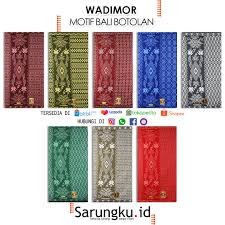 SARUNG TT SR WAD MTF BALI BOTOLAN