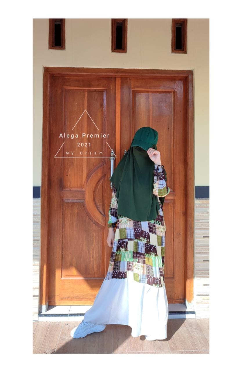 Alega Gamis motif Kotak
