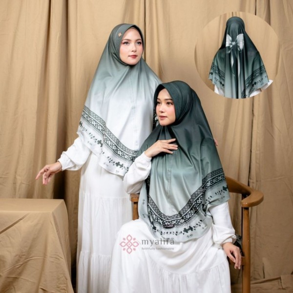 Myalifa kerudung Bergo Syari Jumbo