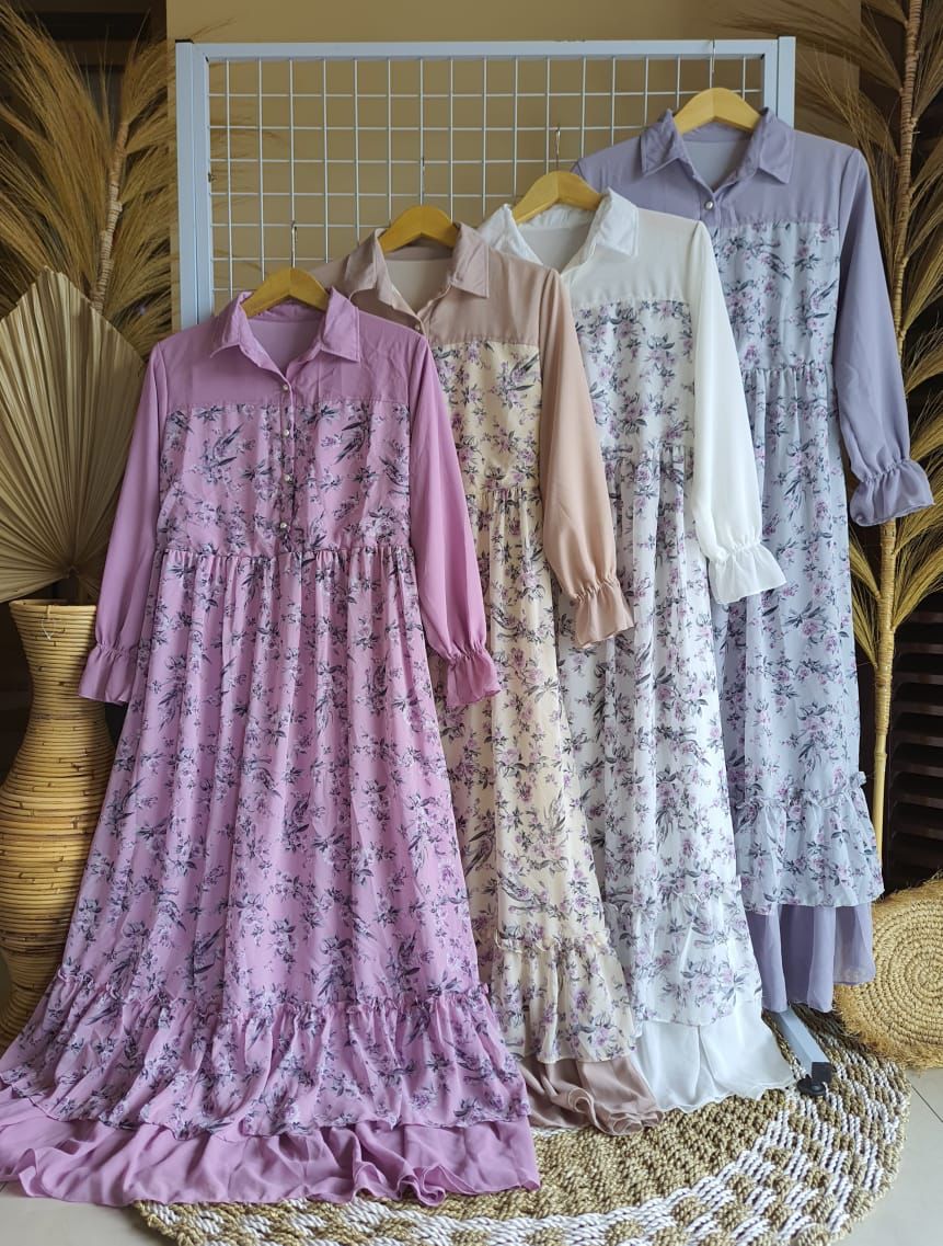 *Gamis ceruty kombi*