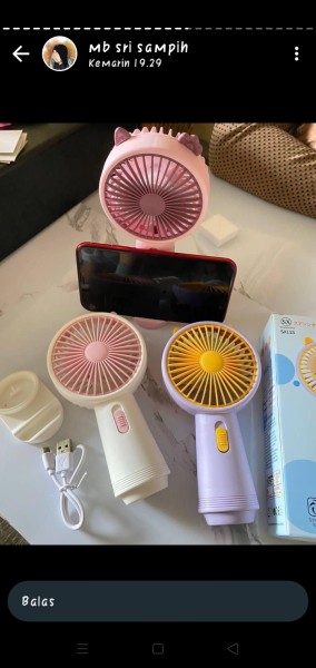 kipas mini portable