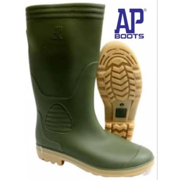 Sepatu Boot Merk APboot hijau