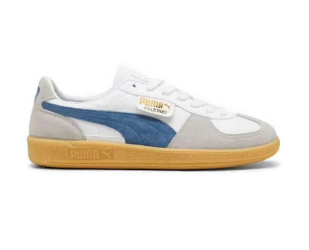 Sepatu Sneaker Puma - List Biru Putih