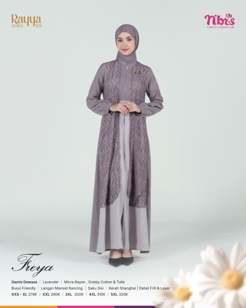 Freya Gamis Dewasa Lavender