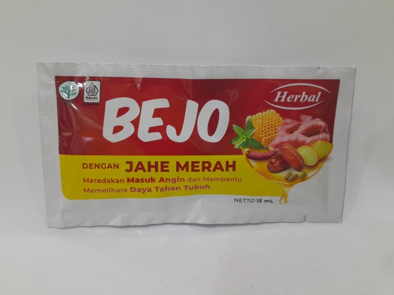 BEJO HERBAL JAHE MERAH 15ML SACH 12S