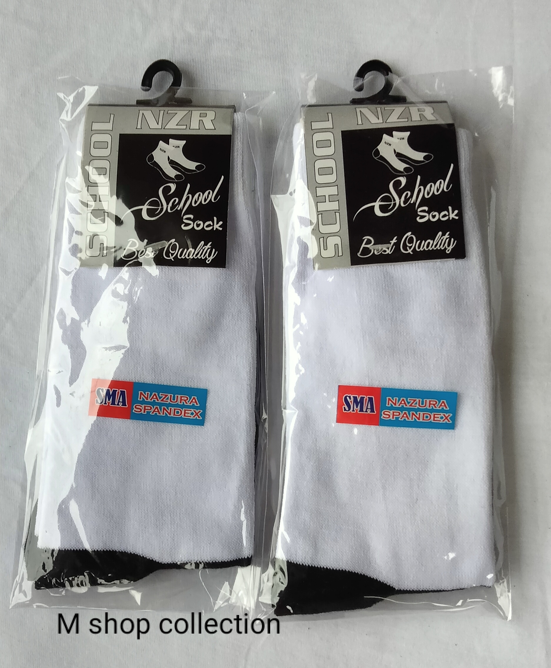 Kaos kaki sma panjang hitam putih