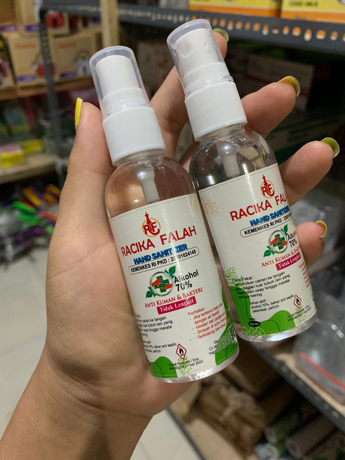 Hand sanitizer spray 60ml