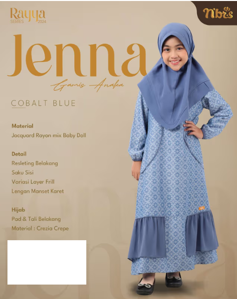 JENNA GAMIS ANAK COBALT BLUE P0