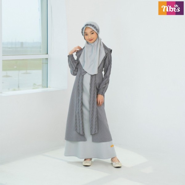 CHESA GAMIS ANAK GREY