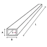 Besi Hollow 15 x 35 x 1.2mm x 6M