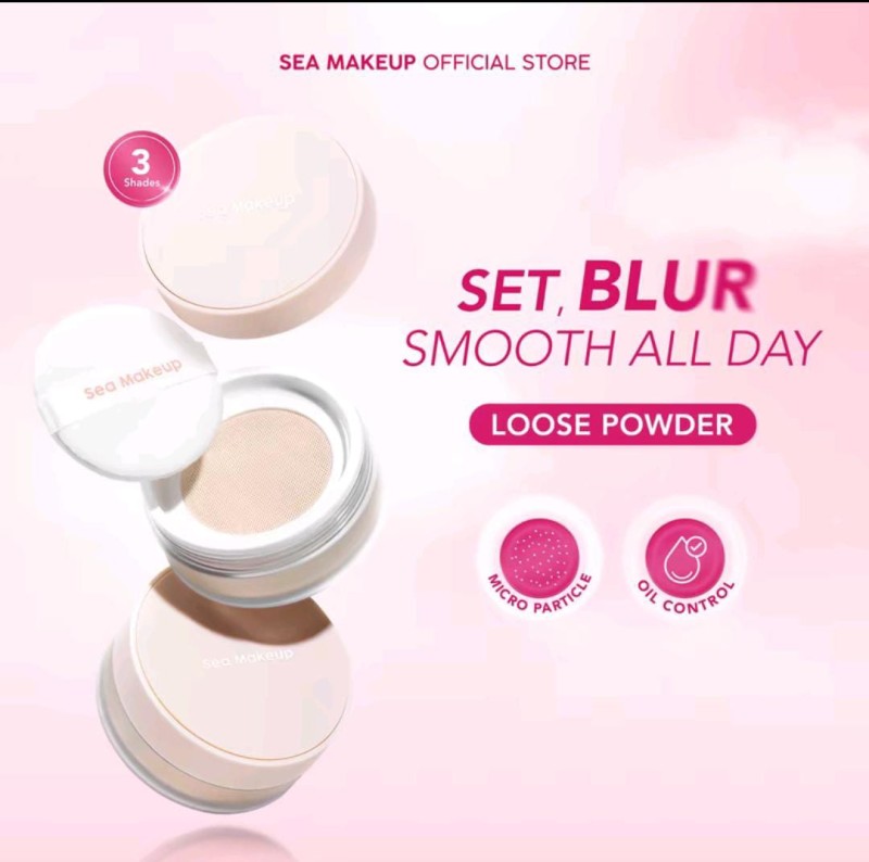 Sea makeup set blur loose powder