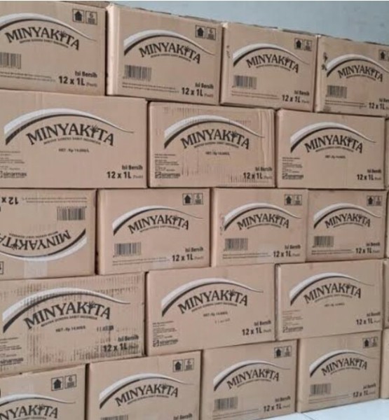 Grosir 1dus minyak kita Sinarmas kemasan refill 1liter