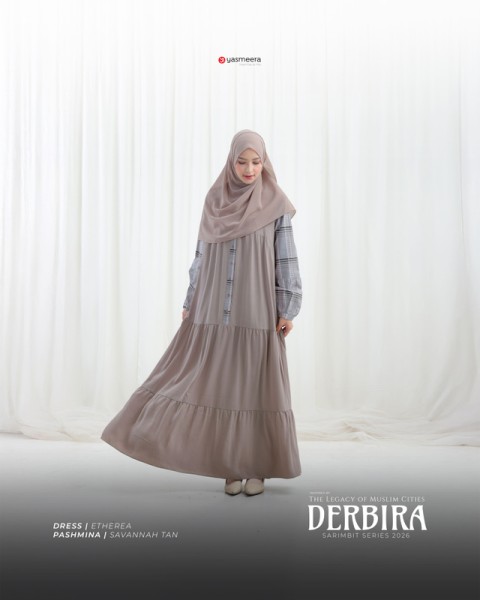 Yasmeera Official - SARIMBIT 2026 DERBIRA SERIES WARNA ETHEREA XS GAMIS IBU STYLE 1