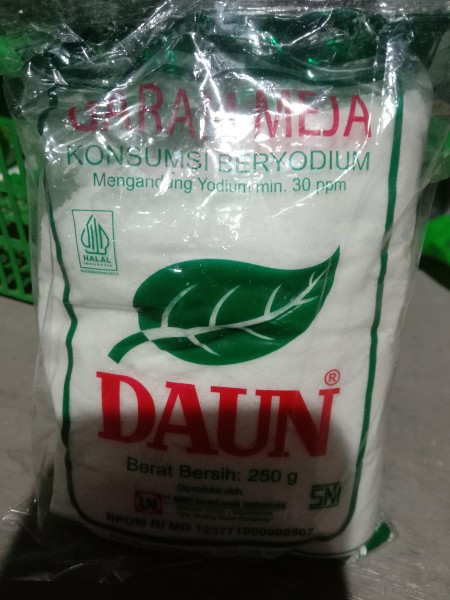 Garam halus daun