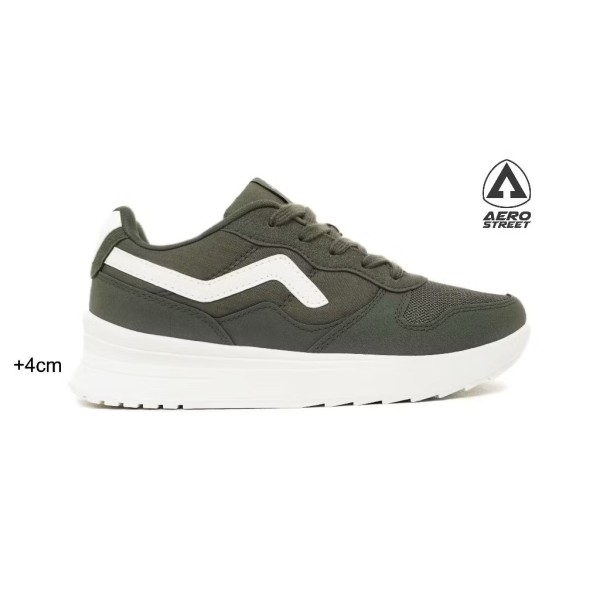 Aerosteet 37-44 Massive Evo Natural Army Emas - Sepatu Sneakers Casual