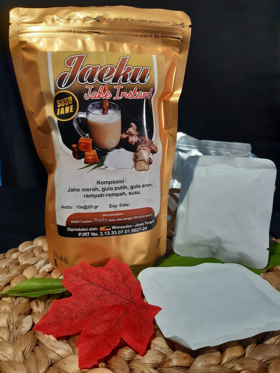 Jaeku susu jahe instan