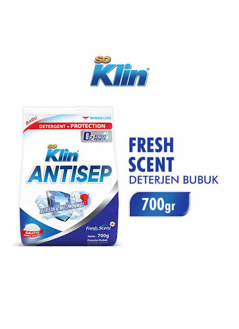 so Klin Antisep Detergent Bubuk Fresh Scent