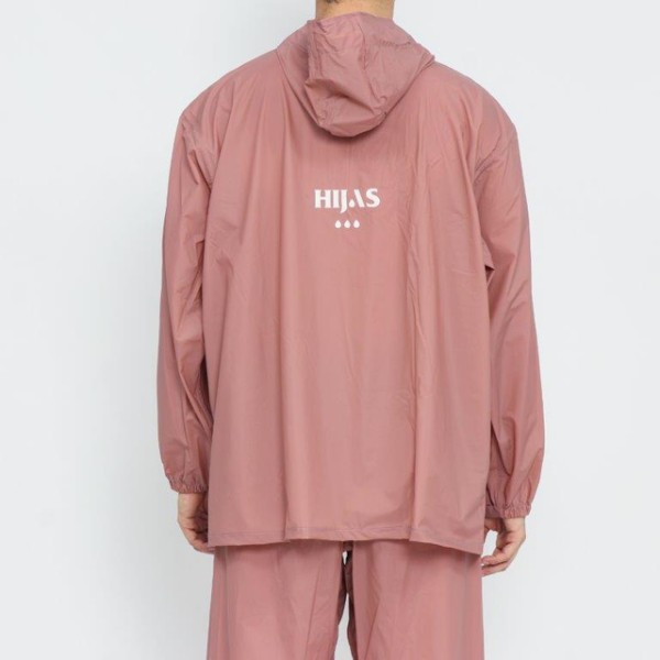 South Legend - South Legend - HIjasku Jas Hujan Setelan Pvc Tebal Pria Wanita Setelan Jumbo ALLSIZE Dusty Pink