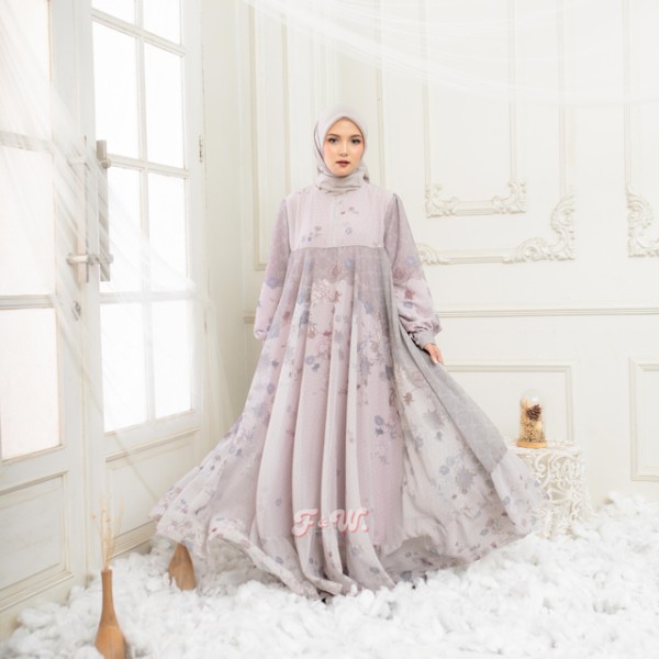 Sakura Baru Dress Gamis Nazma