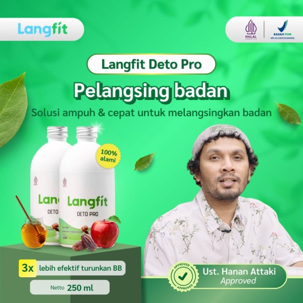 Langfit pelangsing badan 250 gr isi 2
