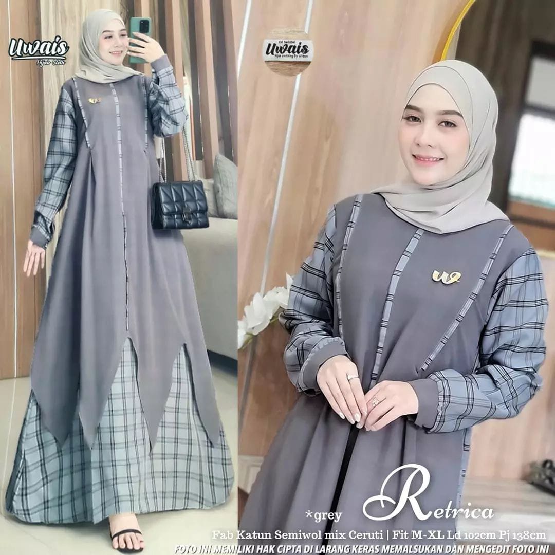 gamis RETRICA MAXY PREMIUM  grey