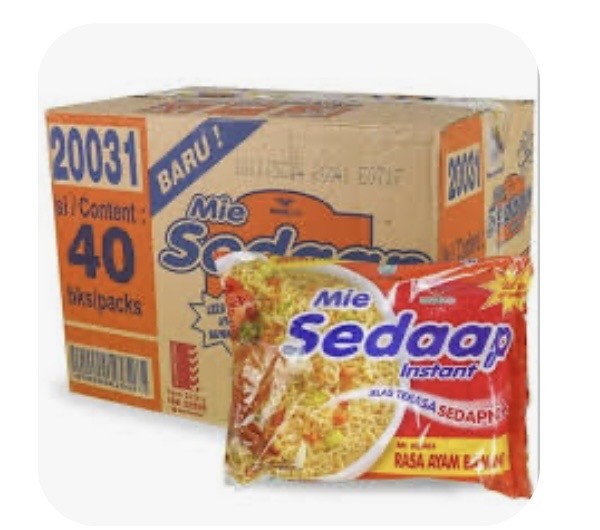 Mie sedap ayam bawang