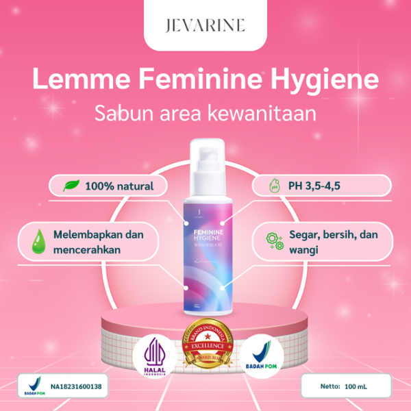 Jevarine - Lemme Feminime Hygine 100ml Ungu Pink