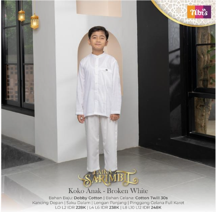 LAIKA KOKO ANAK WHITE