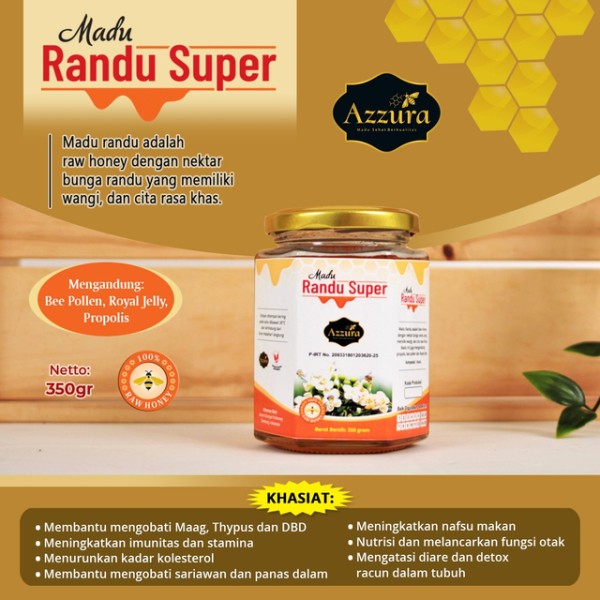 Madu Azzura Madu Randu super buy 1 get 1 350gram