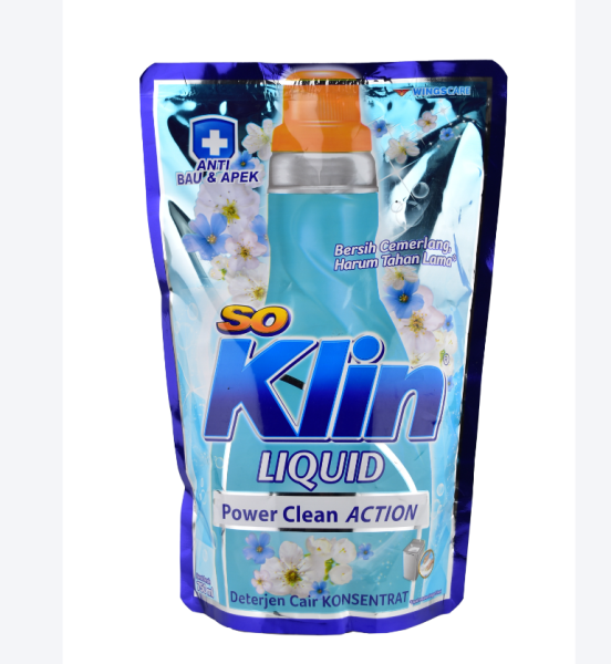 SOKLIN LIQDET MATIC BIRU 700ML REF