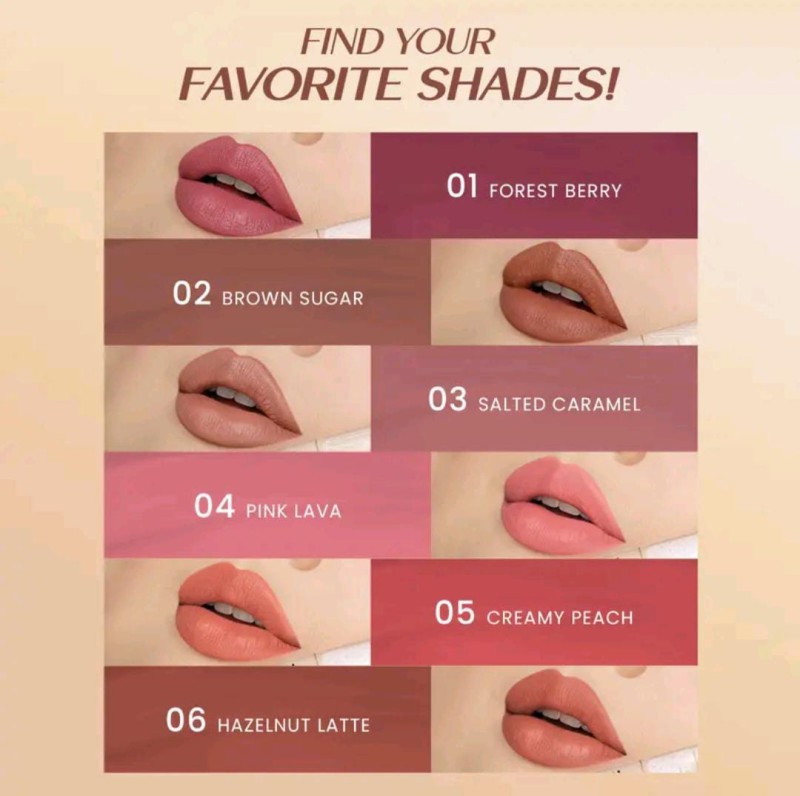 HANASUI BOBA EDITION MATTEDORABLE LIP CREAM