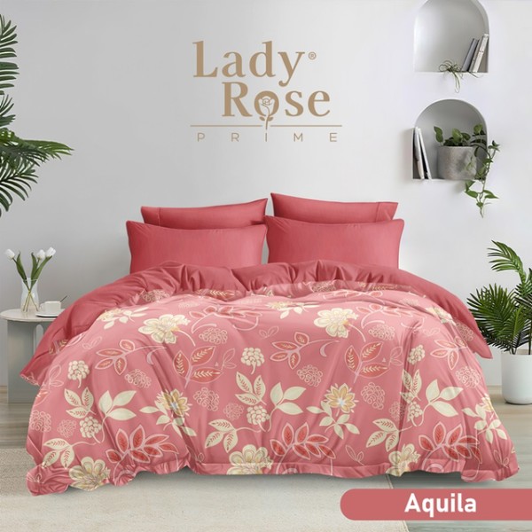 Lady Rose Prime Bedcover set 180x200 tinggi 30cm Aquila